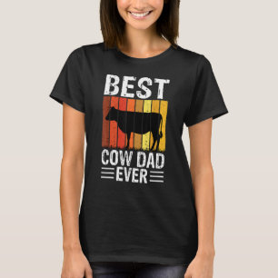 Camiseta Melhor Pai de Vaca de Todos os Tempos Fazenda de V
