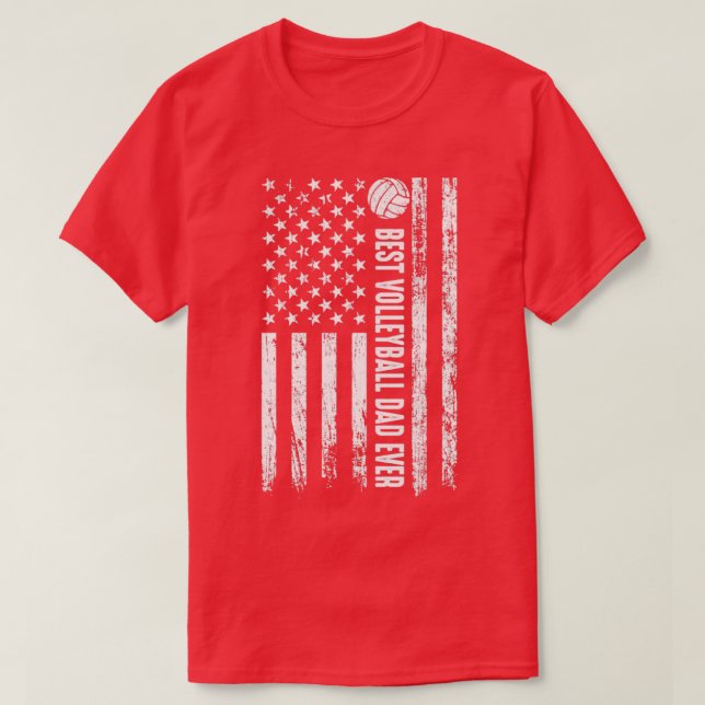 Camiseta melhor pai de vôlei de sempre (Frente do Design)