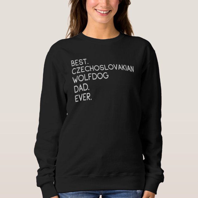 Camiseta Melhor Pai de Wolfdog Checoslovaco (Frente)