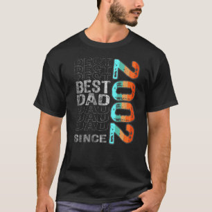 Camiseta Melhor Pai Desde 2002 Para O Melhor Pai Do Mundo