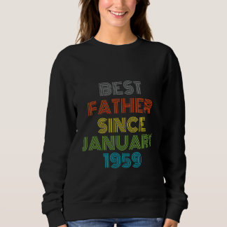 Camiseta Melhor Pai Desde Janeiro De 1959 Presente Legal