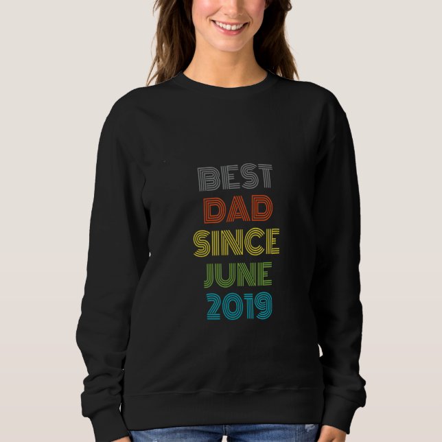 Camiseta Melhor Pai Desde Junho de 2019 Presente Fixe (Frente)
