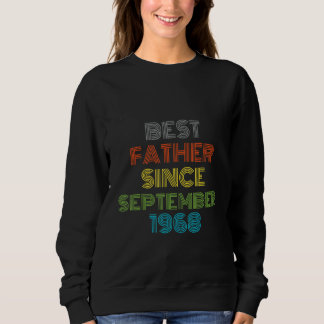 Camiseta Melhor Pai desde setembro de 1968 Legal presente