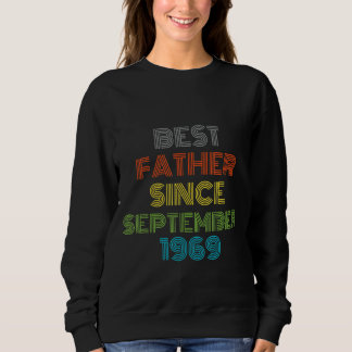 Camiseta Melhor Pai desde setembro de 1969 Legal presente