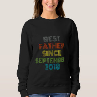 Camiseta Melhor Pai desde setembro de 2018 Legal presente