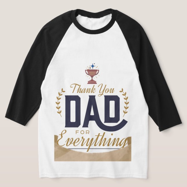 Camiseta Melhor Pai – Design de Agradecimento (Postura )
