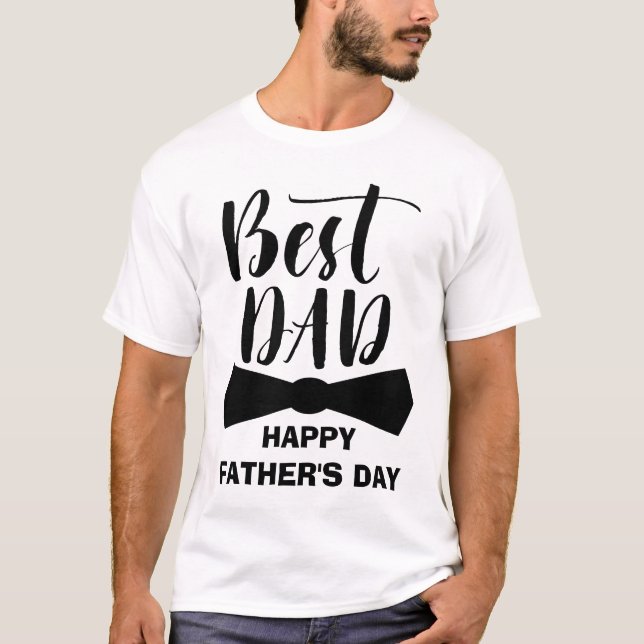 Camiseta Melhor Pai - Dia de os pais feliz (Frente)