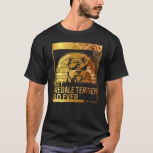 Camiseta Melhor Pai do Airedale Terrier de Sempre papai de