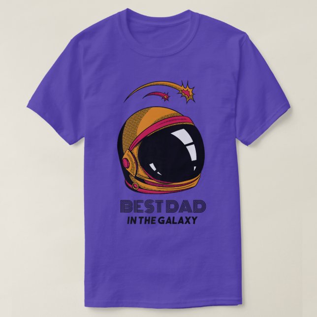 Camiseta Melhor Pai Do Astronauta Galay (Frente do Design)