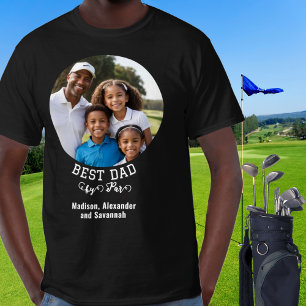 Camiseta Melhor Pai Do Dia de os pais De Golfe De Foto Par