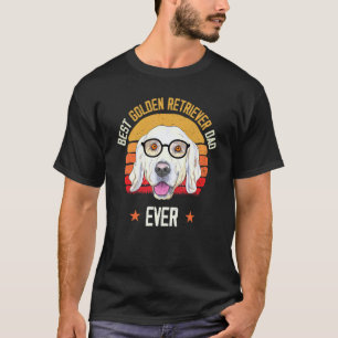 Camiseta Melhor Pai do Golden Retriever de Sempre no Dia do