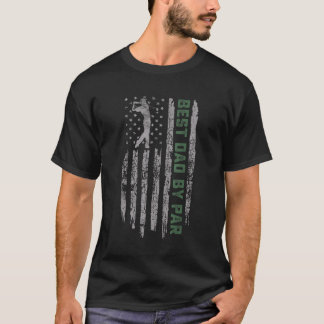 Camiseta Melhor Pai do Homem Por Par Daddy Golfe Golfista