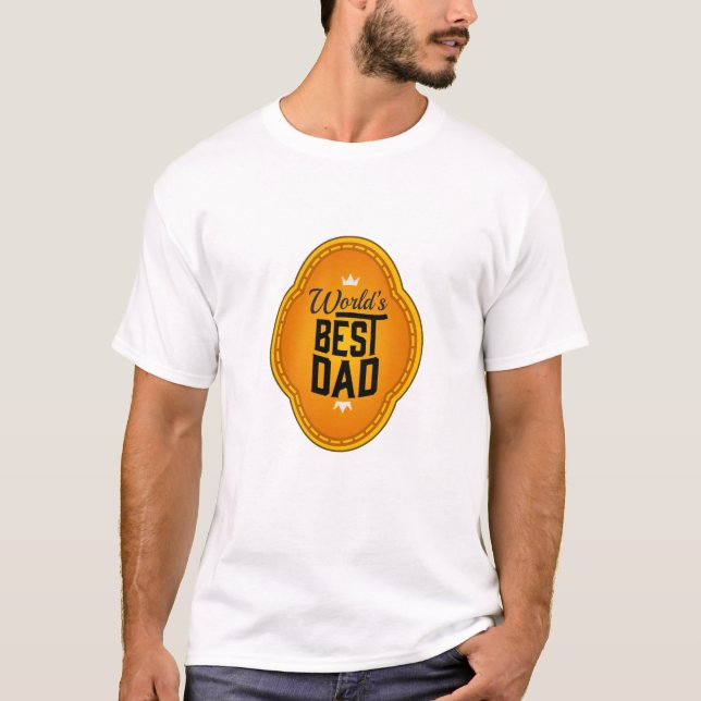 CAMISETA MELHOR PAI DO MUNDO (Frente)