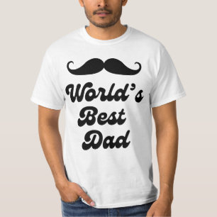 Camiseta melhor pai do mundo, dia de os pais retrô engraçad