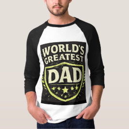 Camiseta Melhor Pai do Mundo Dia dos Pais