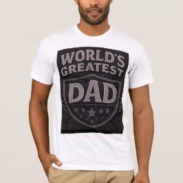 Camiseta Melhor Pai do Mundo Dia dos Pais
