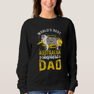 Camiseta Melhor Pai do Mundo do Australian Shepherd Masculi