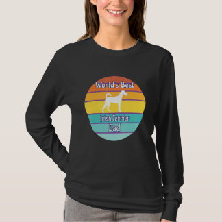 Camiseta Melhor Pai do Mundo do Terrier Irlandês