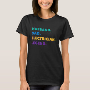 Camiseta Melhor Pai do Mundo Eletricista Engenheiro Elétric