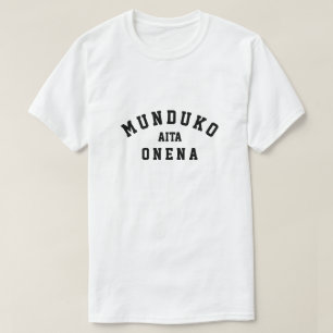 Camiseta melhor pai do mundo em Basco Munduko aita onena