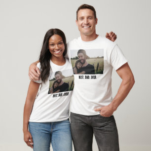 Camiseta Melhor Pai do Mundo – Foto Moderna do Dia dos Pais
