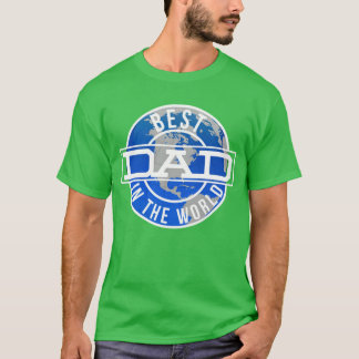 Camiseta Melhor Pai do mundo para a ideia de presente de ex