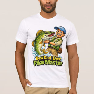 Camiseta Melhor Pai do Mundo Pike Master desenho animado en