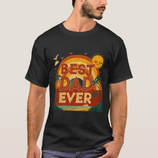 Camiseta melhor pai do mundo pôr do sol