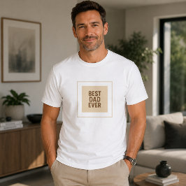 Camiseta Melhor Pai do Mundo 🖤 – Presente Atencioso para o