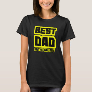 Camiseta Melhor Pai Do Pai Galáxia Marido Que O Pai Ficou