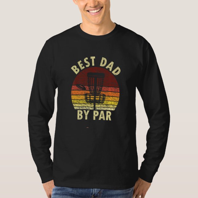Camiseta Melhor Pai Do Par Disk Golfer Pai Golfe (Frente)