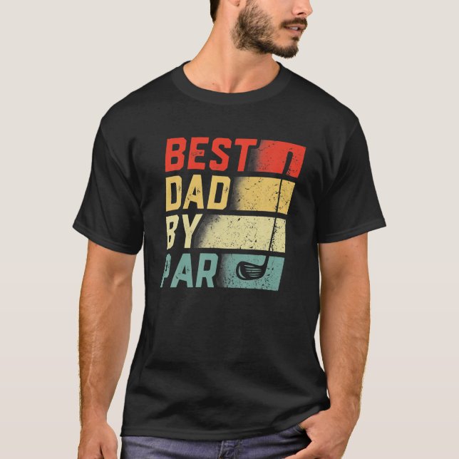 Camiseta Melhor Pai Do Par Golf Dando Engraçado (Frente)