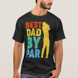 Camiseta Melhor Pai do Par Golf Pai Golfer D do Pai