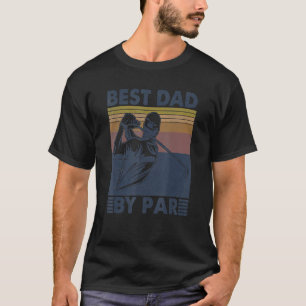 Camiseta Melhor Pai Do Par Golfer Disk Golf Golf Club Swing
