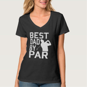 Camiseta Melhor Pai Do Par Vintage Pro Golfer Dia de os pai
