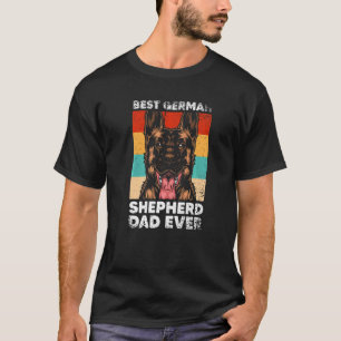 Camiseta Melhor pai do pastor alemão dos homens de sempre d
