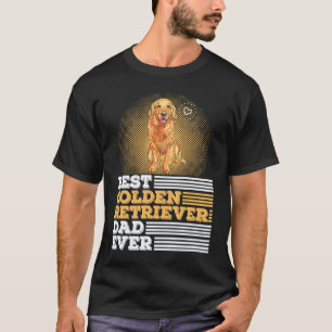 Camiseta Melhor Pai do Retriever Dourado de Sempre Dono d
