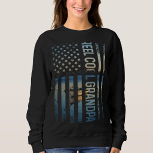 Camiseta Melhor Pai do Vovô Legal Retro Patriótico Reel