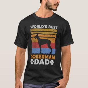 Camiseta Melhor Pai Doberman do mundo