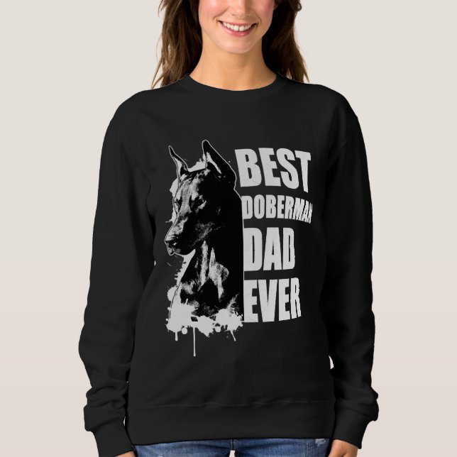 Camiseta Melhor Pai Doberman Doberman Pinscher (Frente)