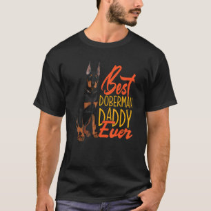 Camiseta Melhor Pai Doberman Ever Dobermans
