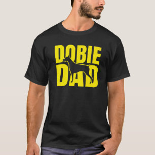 Camiseta Melhor Pai Doberman Pinscher Dog Padre P