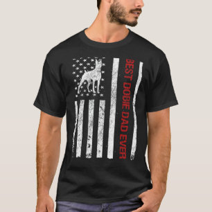 Camiseta Melhor Pai Dobie De Todos Os Estados Unidos Da Amé