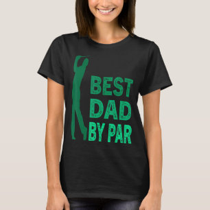 Camiseta Melhor Pai dos Homens por Golfe Golfe de Pai Par D