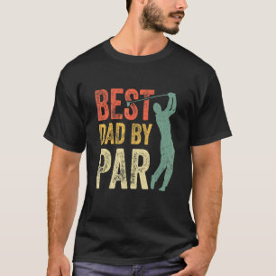 Camiseta Melhor Pai dos Homens por Golfe Golfe do Pai Par D