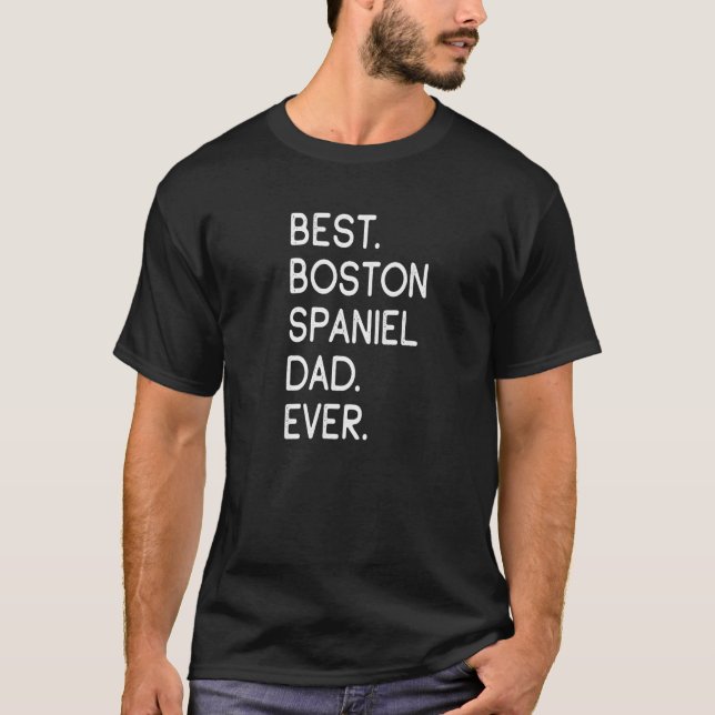 Camiseta Melhor Pai Espanhol De Boston Nunca (Frente)