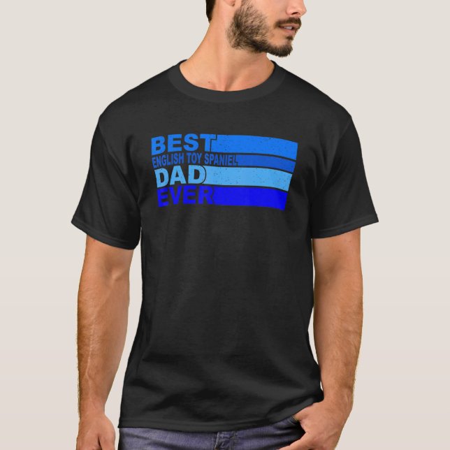 Camiseta Melhor Pai espanhol de brinquedos em inglês Ever E (Frente)