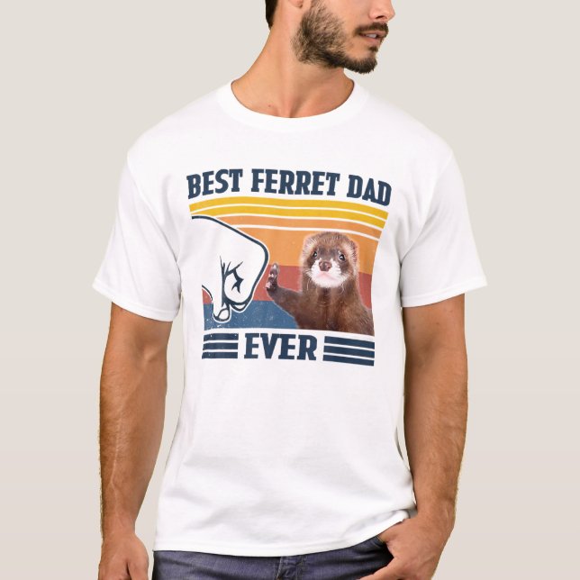 Camiseta Melhor Pai Ferret Já Dia de os pais 2021 (Frente)