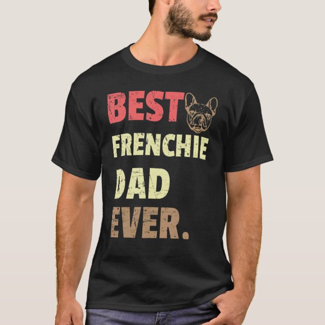Camiseta Melhor Pai francês de sempre (Frente)
