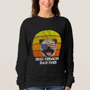Camiseta Melhor Pai francês Ever Bulldog 1